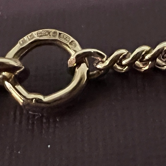 Solid 9K Gold Curb Chain 16” - Picture 4 of 7